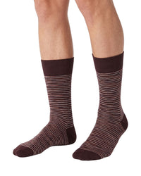 Missoni Missoni Plum  Mens Classic Stripe Crew Socks-M