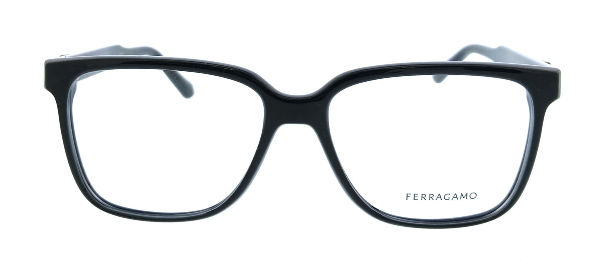 Salvatore Ferragamo Black Rectangle SF3043E 001 Eyeglasses