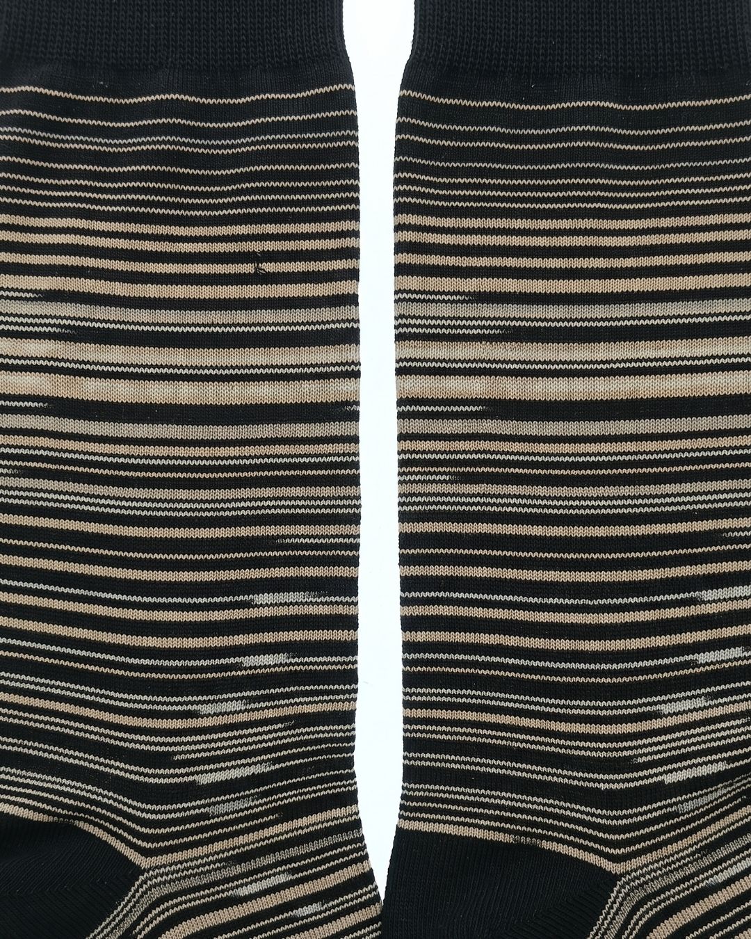 Missoni Missoni Black Camel Mens Classic Stripe Crew Socks-M