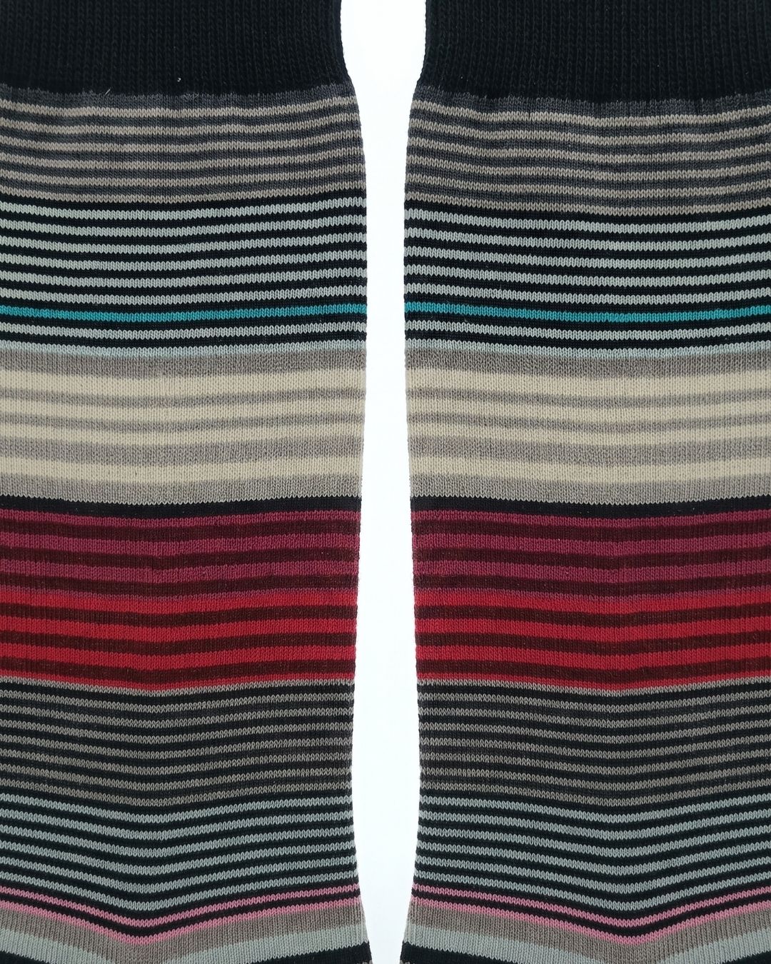 Missoni Missoni Red  Mens Classic Stripe Crew Socks-S
