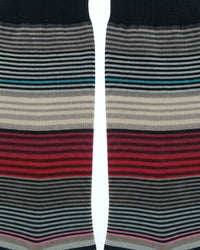 Missoni Missoni Red  Mens Classic Stripe Crew Socks-S