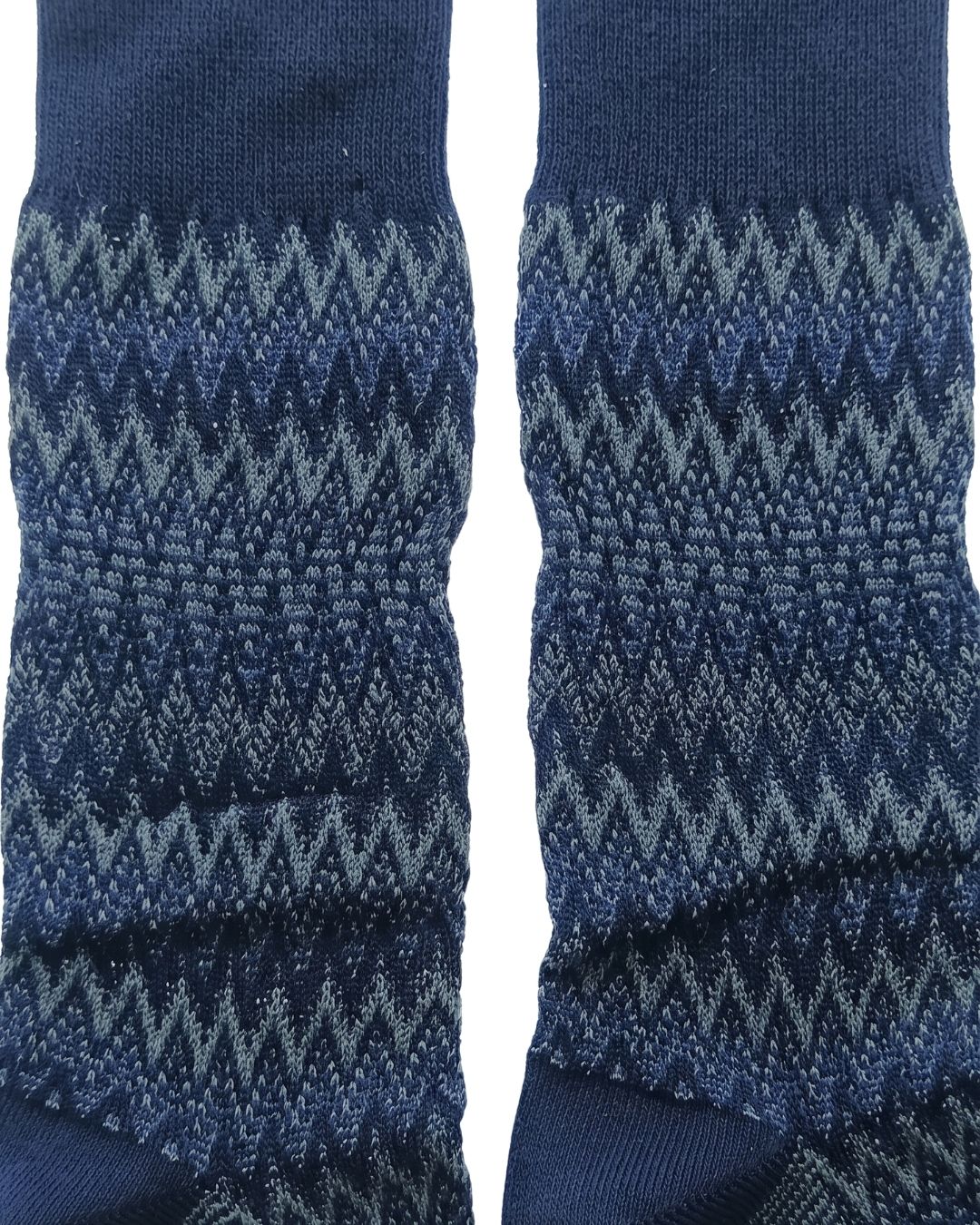 Missoni Missoni Dark Navy Mens Classic Chevron Crew Socks-M