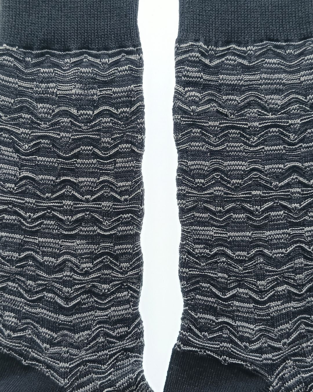 Missoni Missoni Anthracite  Mens Classic Chevron Crew Socks-M