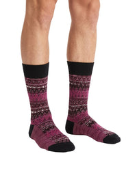 Missoni Missoni Magenta  Mens Classic Chevron Crew Socks-M