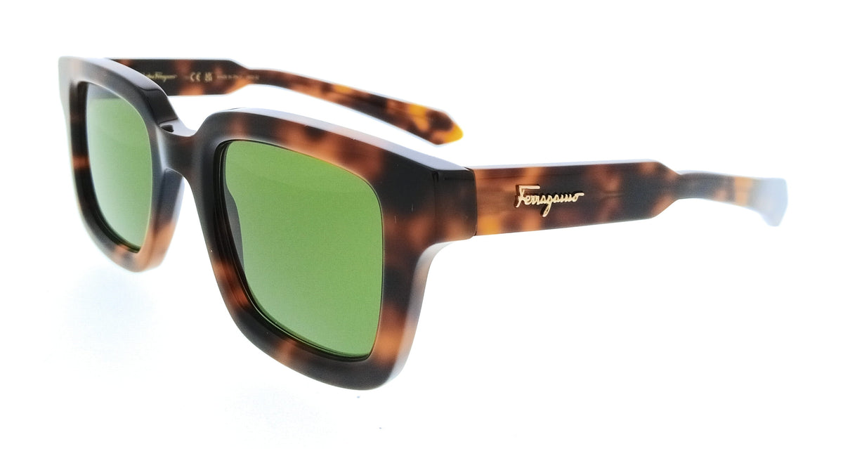 Salvatore Ferragamo Tortoise Round SF1064SCP 240 Sunglasses