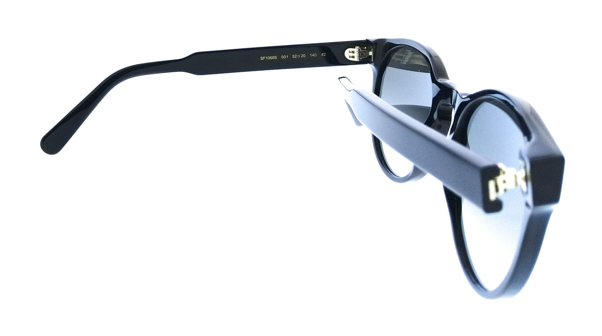 Salvatore Ferragamo Black Round SF1068S 001 Sunglasses