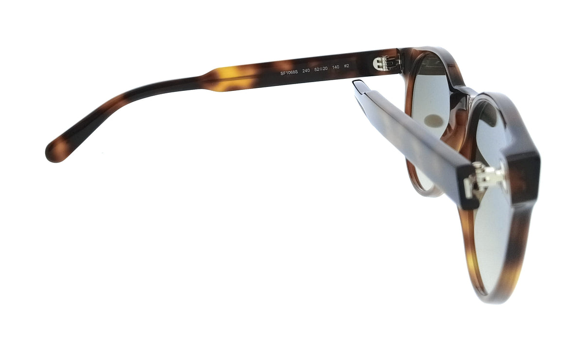 Salvatore Ferragamo Tortoise Round SF1068S 240 Sunglasses