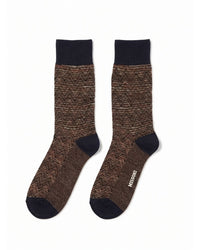 Missoni Missoni Black Multi Mens Zigzag Weave Crew Socks-M