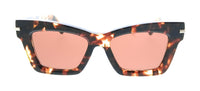 Salvatore Ferragamo Dark Tortoise Cat Eye SF2031S 242 Sunglasses