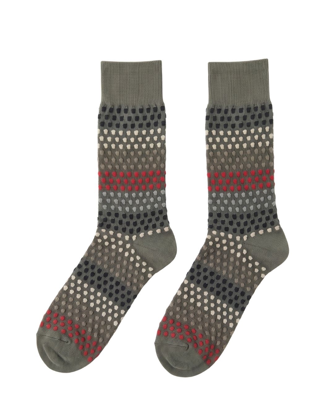 Missoni Missoni Grey Mens Pattern Crew Socks-L