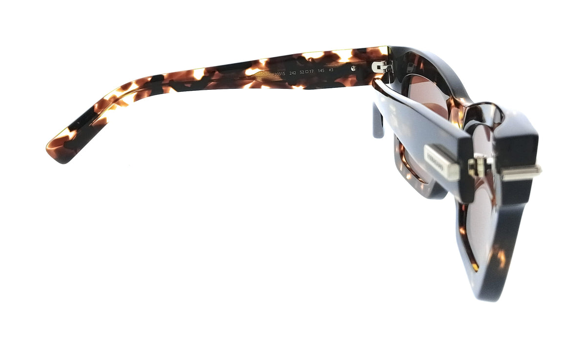 Salvatore Ferragamo Dark Tortoise Cat Eye SF2031S 242 Sunglasses