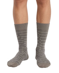 Missoni Missoni Taupe  Mens Classic Stripe Crew Socks-L