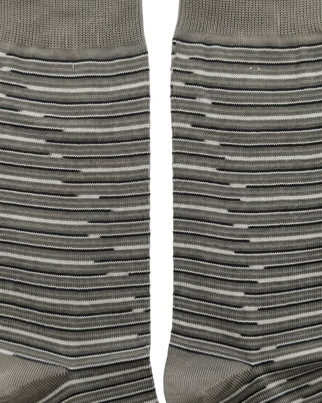 Missoni Missoni Taupe  Mens Classic Stripe Crew Socks-L