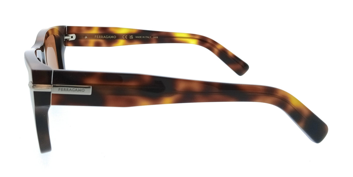 Salvatore Ferragamo Tortoise Square SF2033S 240 Sunglasses