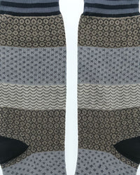Missoni Missoni Grey  Mens Mix Pattern Crew Socks-S