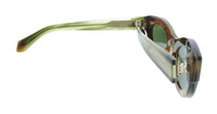 Salvatore Ferragamo Striped Brown Green Round SF2062SE 280 Sunglasses