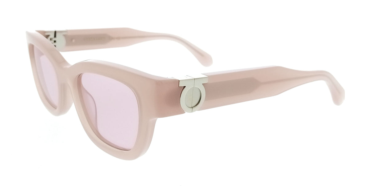 Salvatore Ferragamo Opaline Rose Round SF2067S 662 Sunglasses