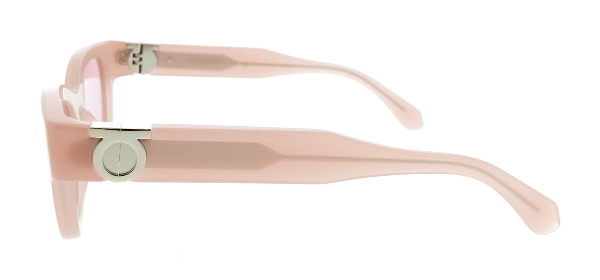 Salvatore Ferragamo Opaline Rose Round SF2067S 662 Sunglasses