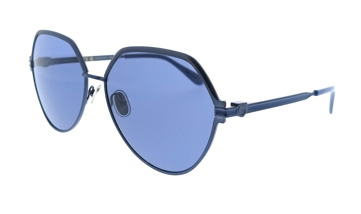 Salvatore Ferragamo Matte Blue Oversized SF325S 414 Sunglasses