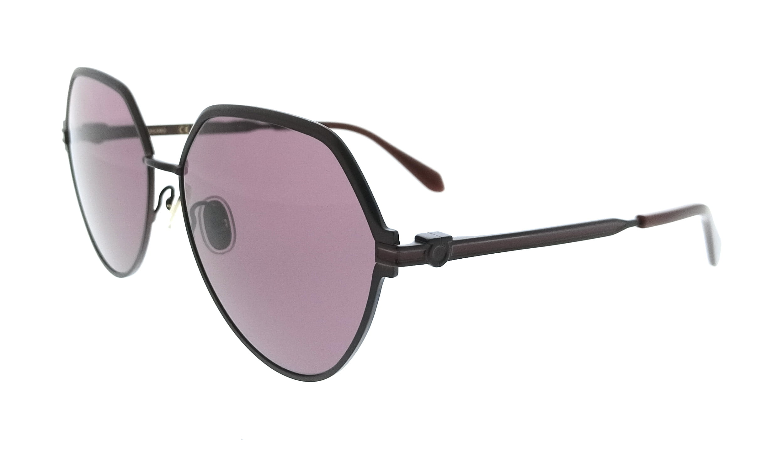 Salvatore Ferragamo Matte Burgundy Oversized SF325S 602 Sunglasses