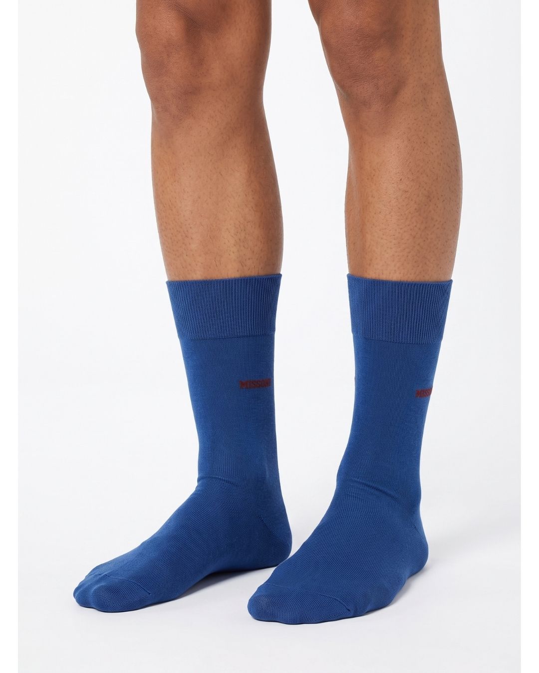 Missoni Missoni Blue Mens Crew Socks-M