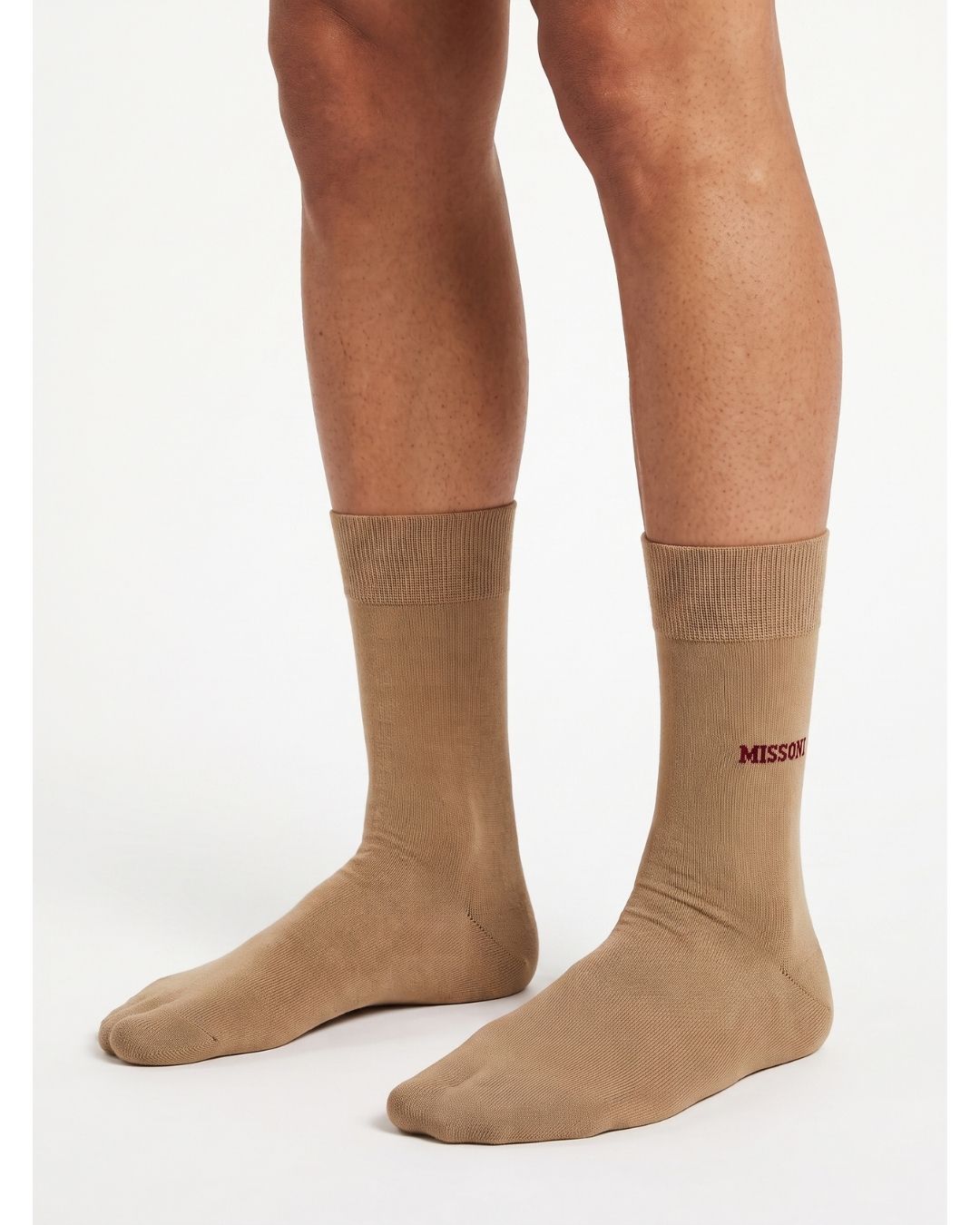Missoni Missoni Camel Mens Crew Socks-M
