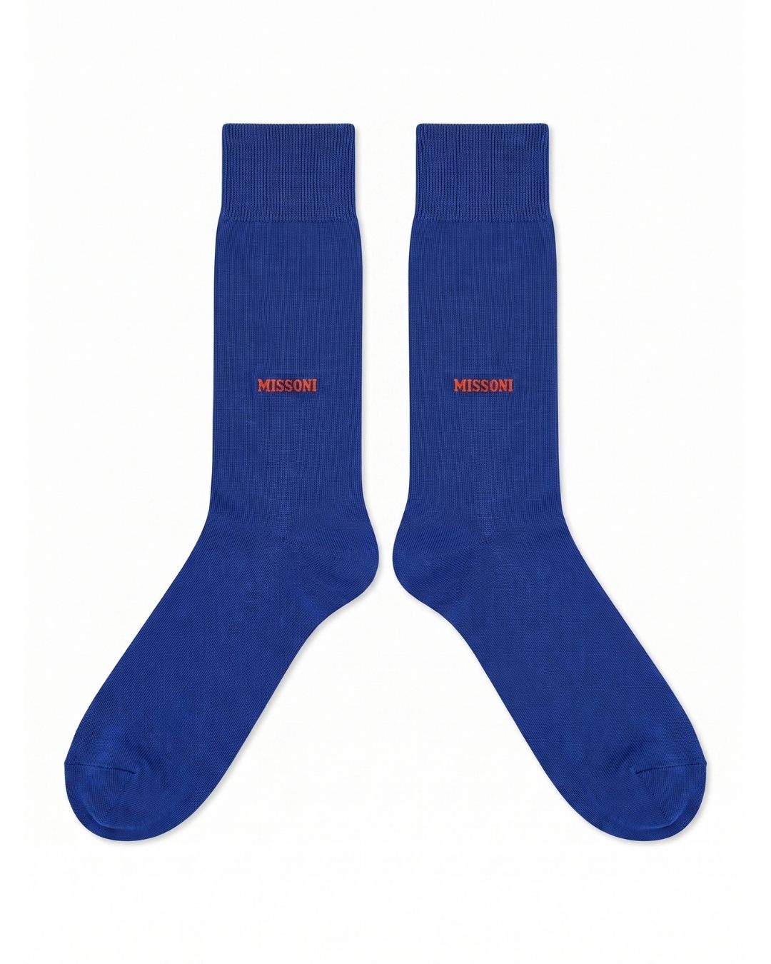 Missoni Missoni Royal Blue Mens Crew Socks-M