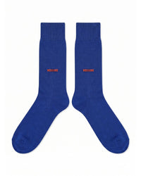 Missoni Missoni Royal Blue Mens Crew Socks-M
