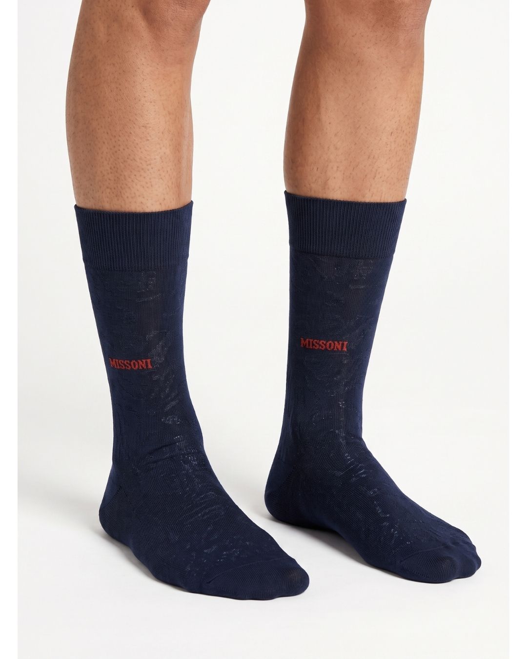 Missoni Missoni Dark Navy Mens Crew Socks-M