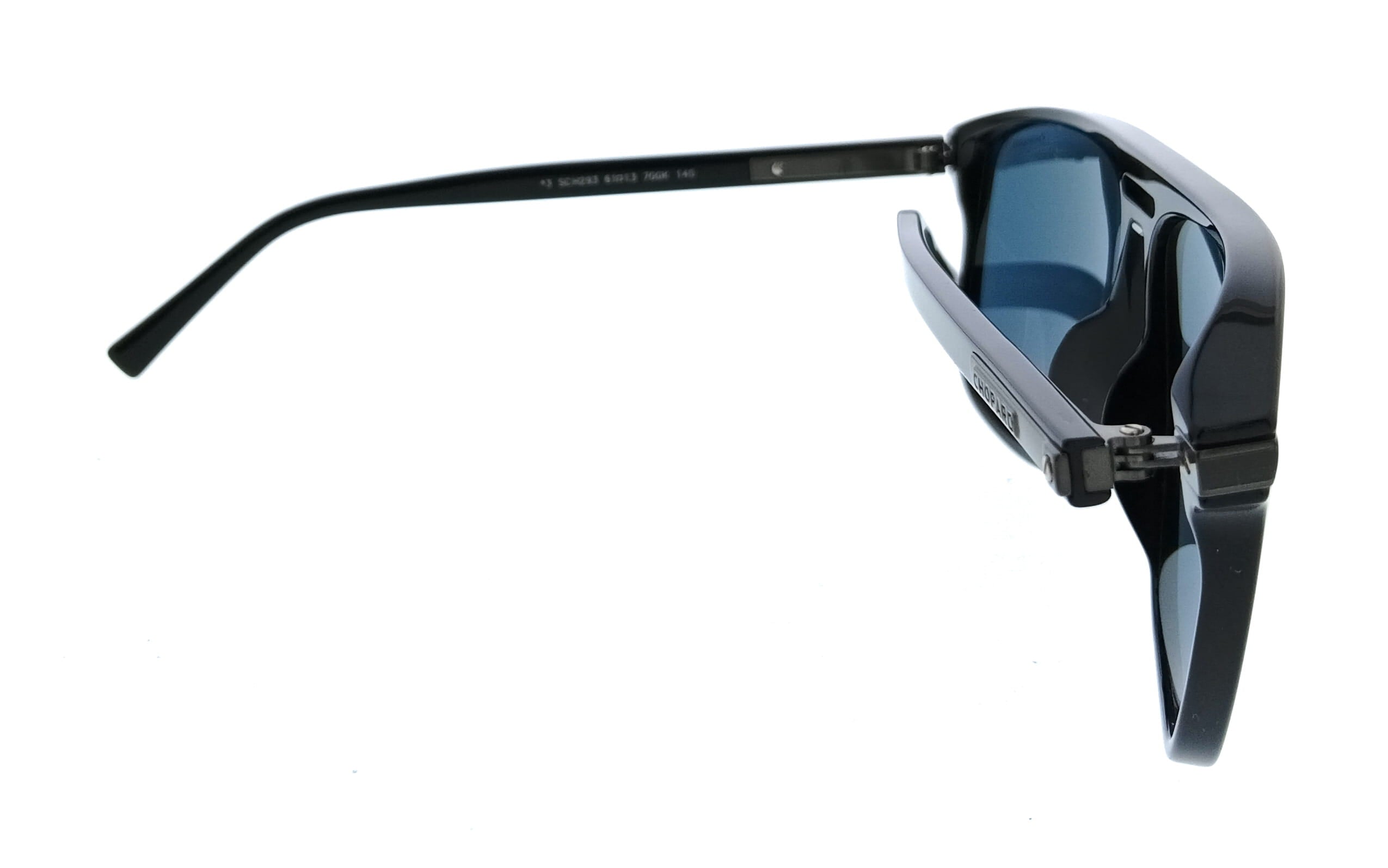 Chopard Chopard SCH293 61700K Black Aviator Mens Sunglasses