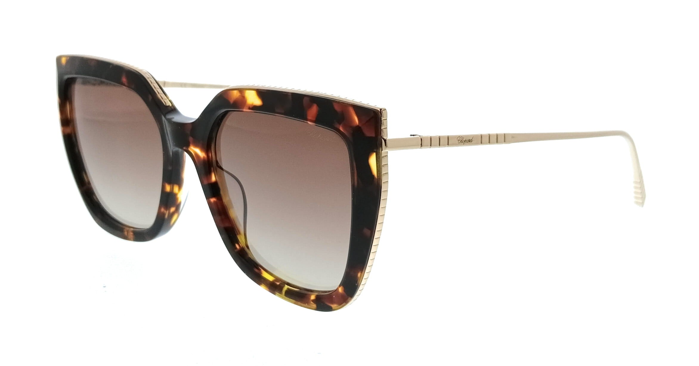 Chopard Chopard SCH319M540745 Havana Cat Eye Womens Sunglasses