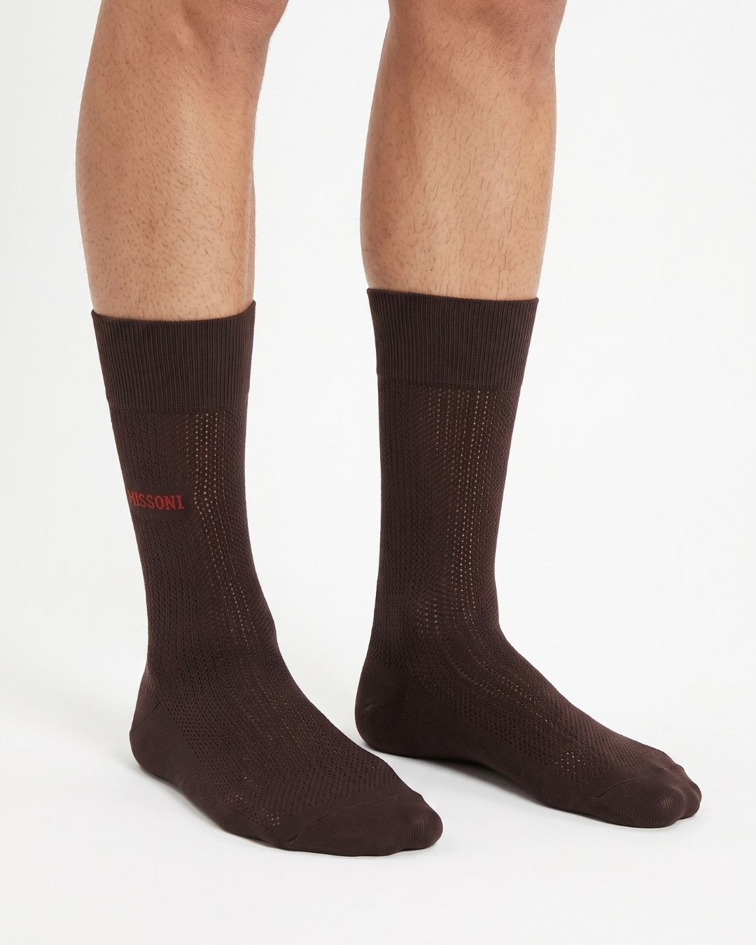 Missoni Missoni Brown Mens Crew Socks-M