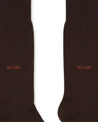 Missoni Missoni Brown Mens Crew Socks-M