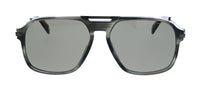 Chopard Chopard SCH347 586X7P Striped Gray Rectangle Mens Sunglasses