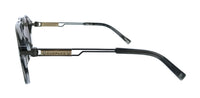 Chopard Chopard SCH347 586X7P Striped Gray Rectangle Mens Sunglasses