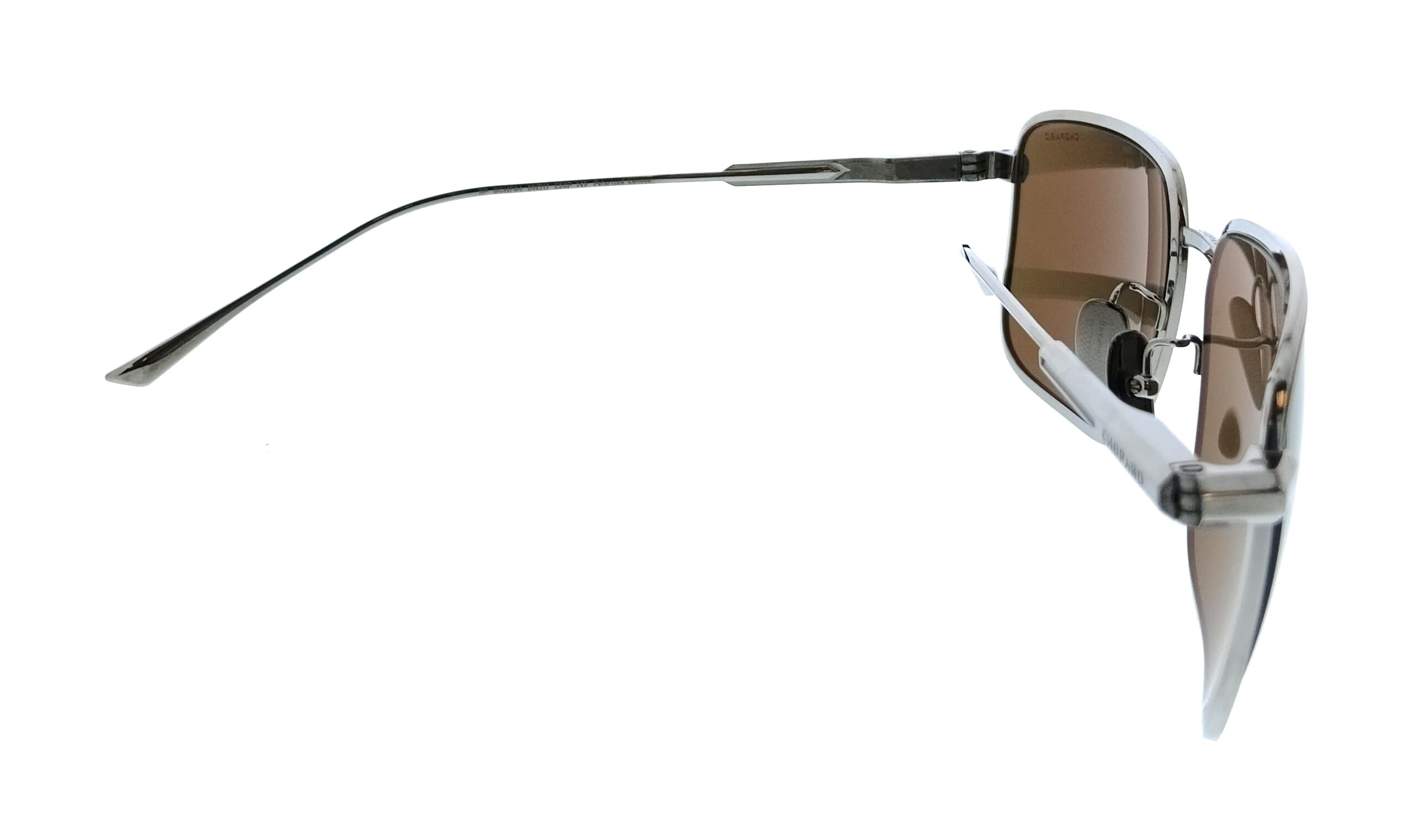 Chopard SCHF84M59E56P Gunmetal Rectangle Mens Sunglasses – Bluefly