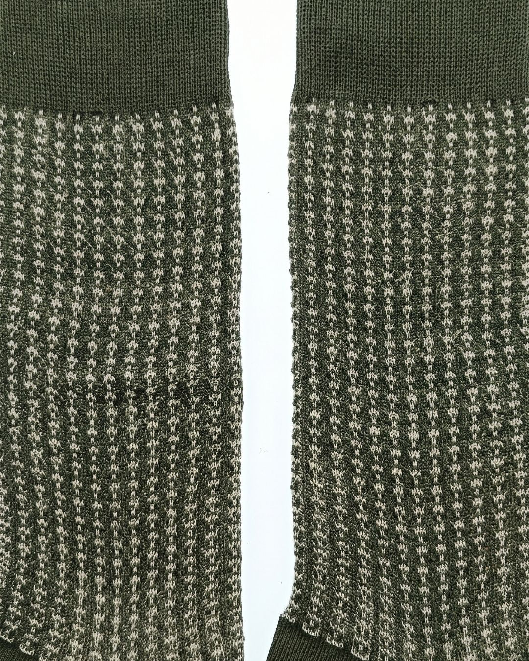 Missoni Missoni Olice Green Mens Neat Design Crew Socks-M