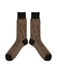 Missoni Missoni Brown Mens Neat Design Crew Socks-M