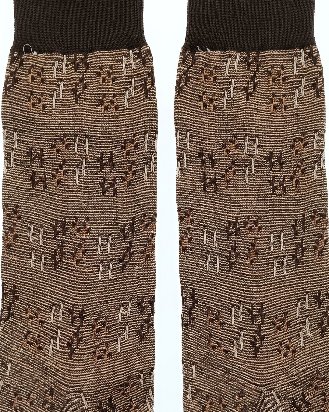 Missoni Missoni Brown Mens Neat Design Crew Socks-M