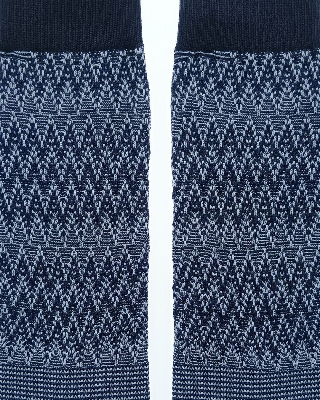 Missoni Missoni Navy Blue Mens Chevron Crew Socks-S