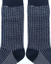 Missoni Missoni Dark Navy Mens Neat Design Crew Socks-M