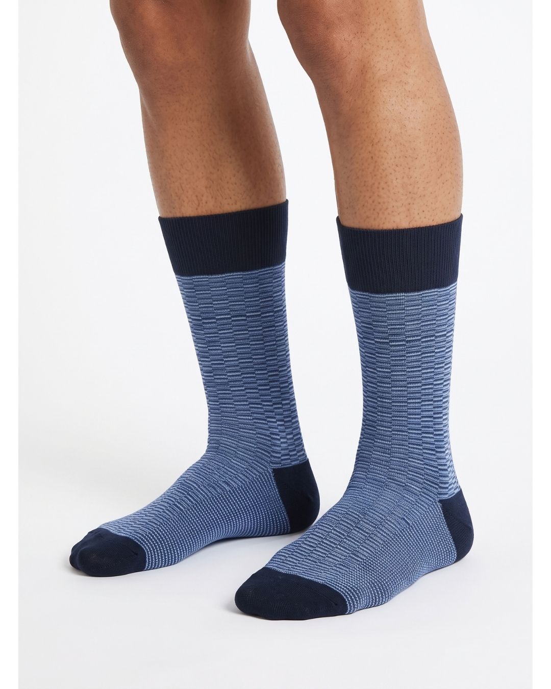 Missoni Missoni Bright Blue Mens Neat Design Crew Socks-M
