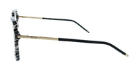 Chopard Chopard Black Gray Havana Square VCH348M5503KU Eyeglasses