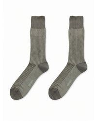 Missoni Missoni Beige Mens Textured Design Crew Socks-M