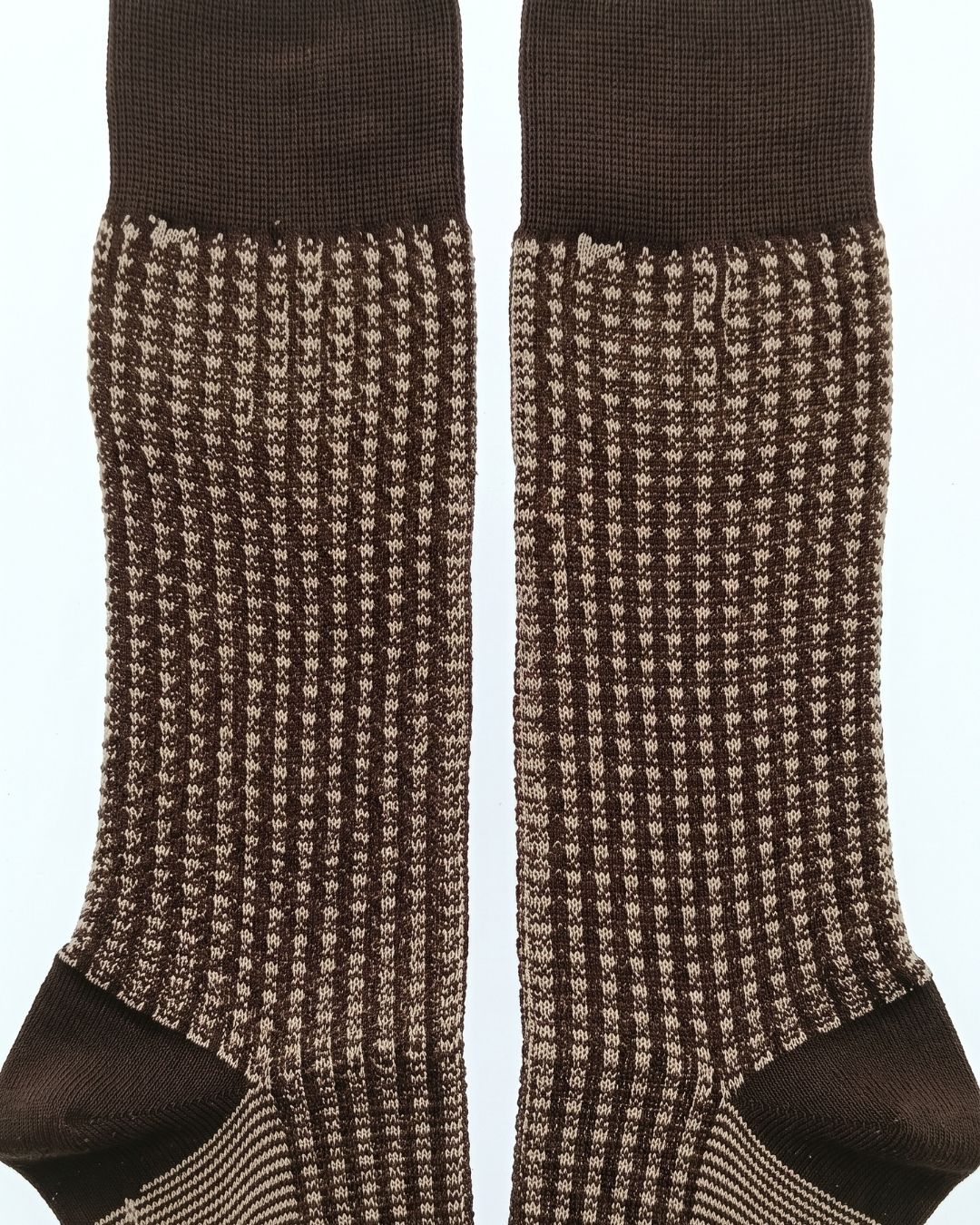 Missoni Missoni Brown Mens Textured Design Crew Socks-M