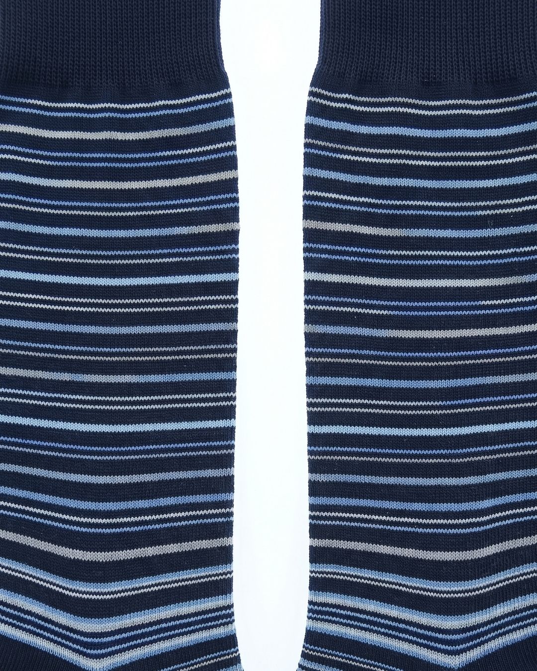 Missoni Missoni Blue  Mens Fine Stripe Crew Socks-M