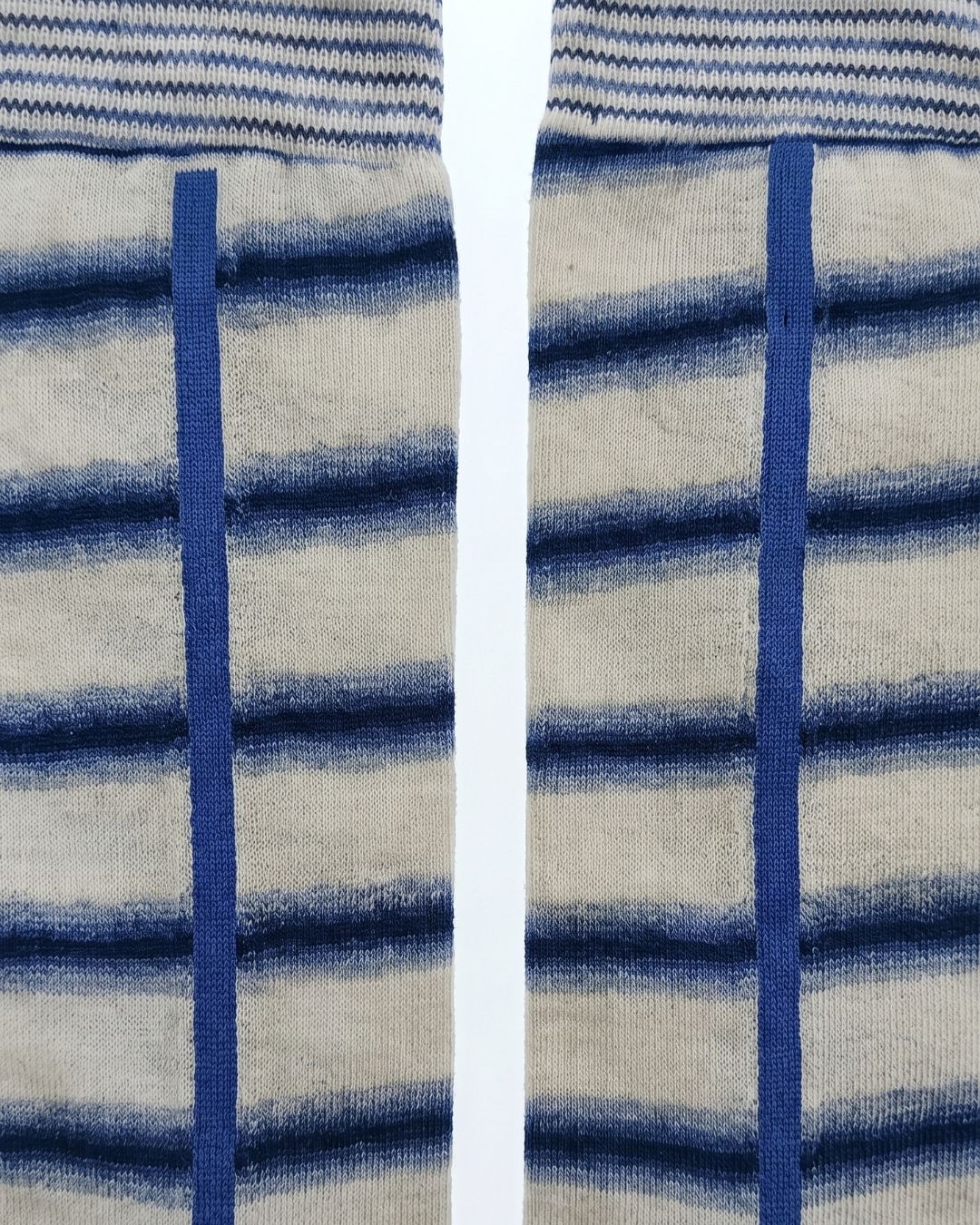 Missoni Missoni Blue  Mens Bold Stripe Crew Socks-M