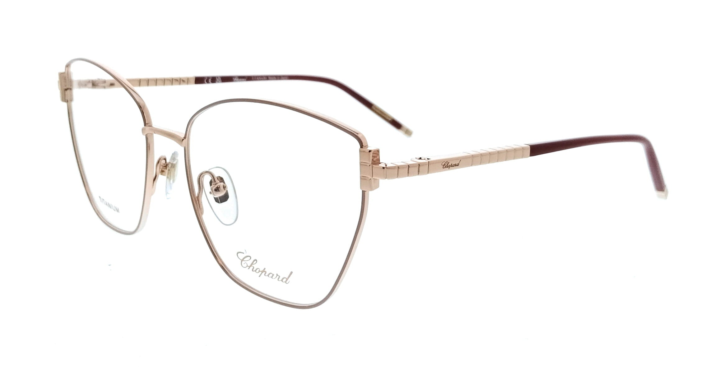 Chopard Chopard Copper Gold Square VCHG98M5502AM Eyeglasses