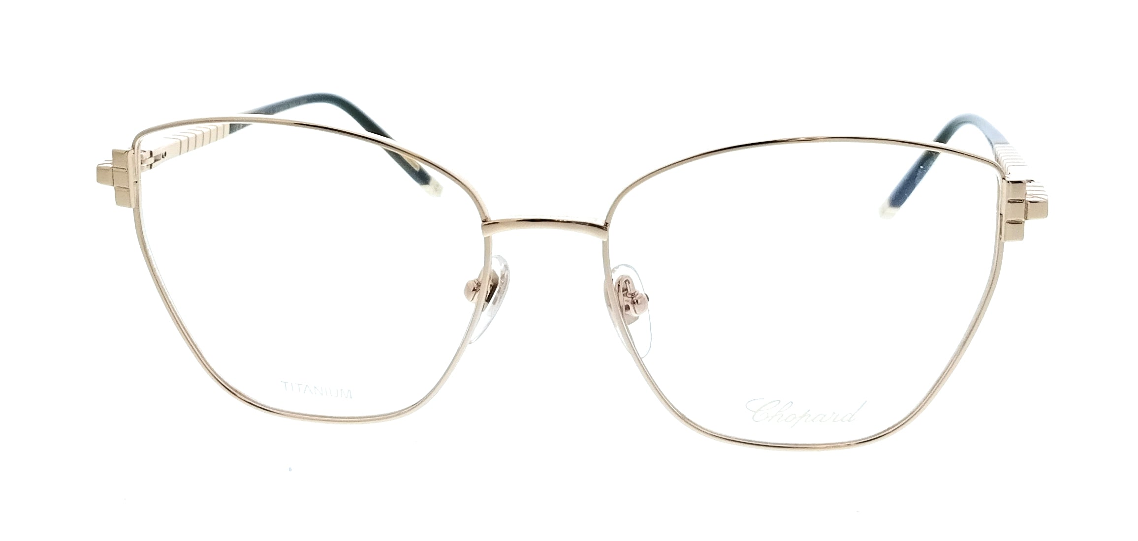 Chopard Chopard Rose Gold Square VCHG98M550300 Eyeglasses