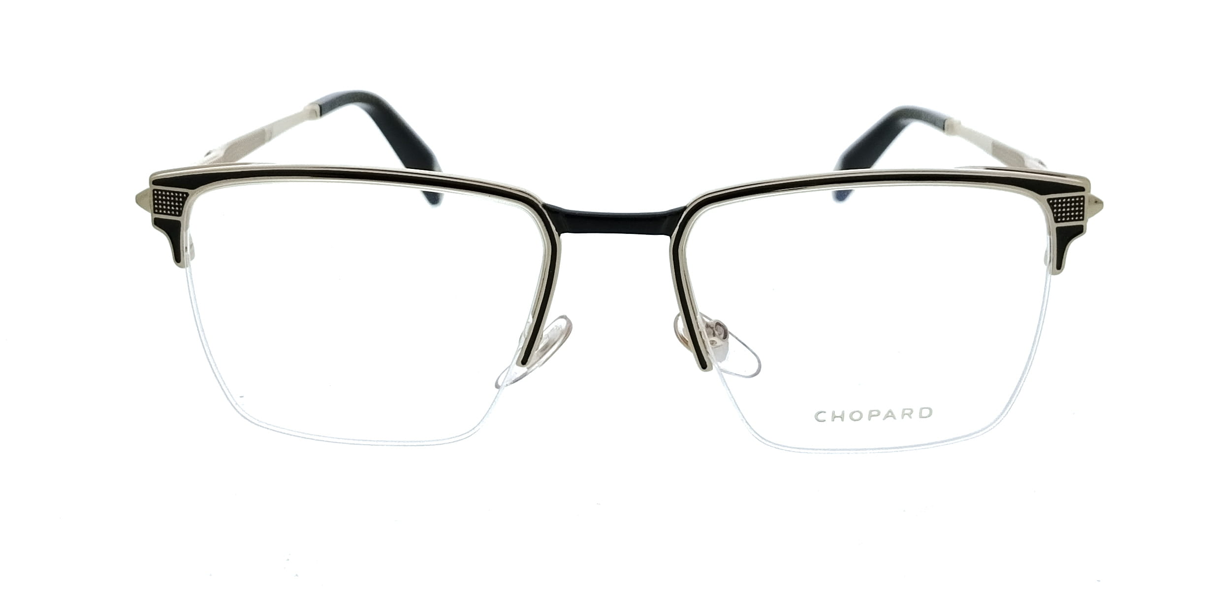 Chopard Chopard Rose Gold Black Square VCHL20 540301 Eyeglasses